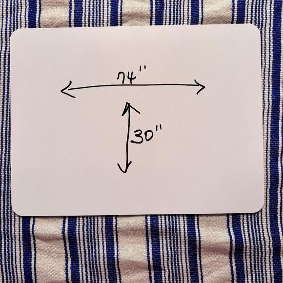 J Crew Wrap Shawl, Blue and White Stripes, Women's One size Boho Peasant - Picture 5 of 6